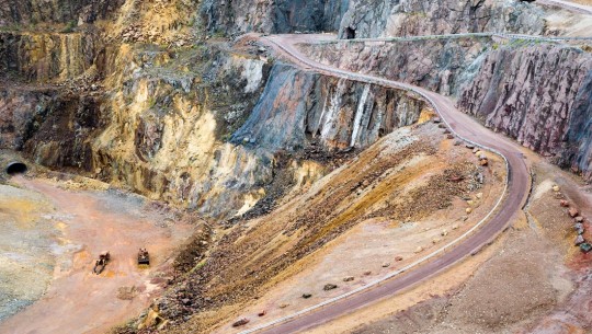Old mine, new technology: Metering bulk goods on a large scale